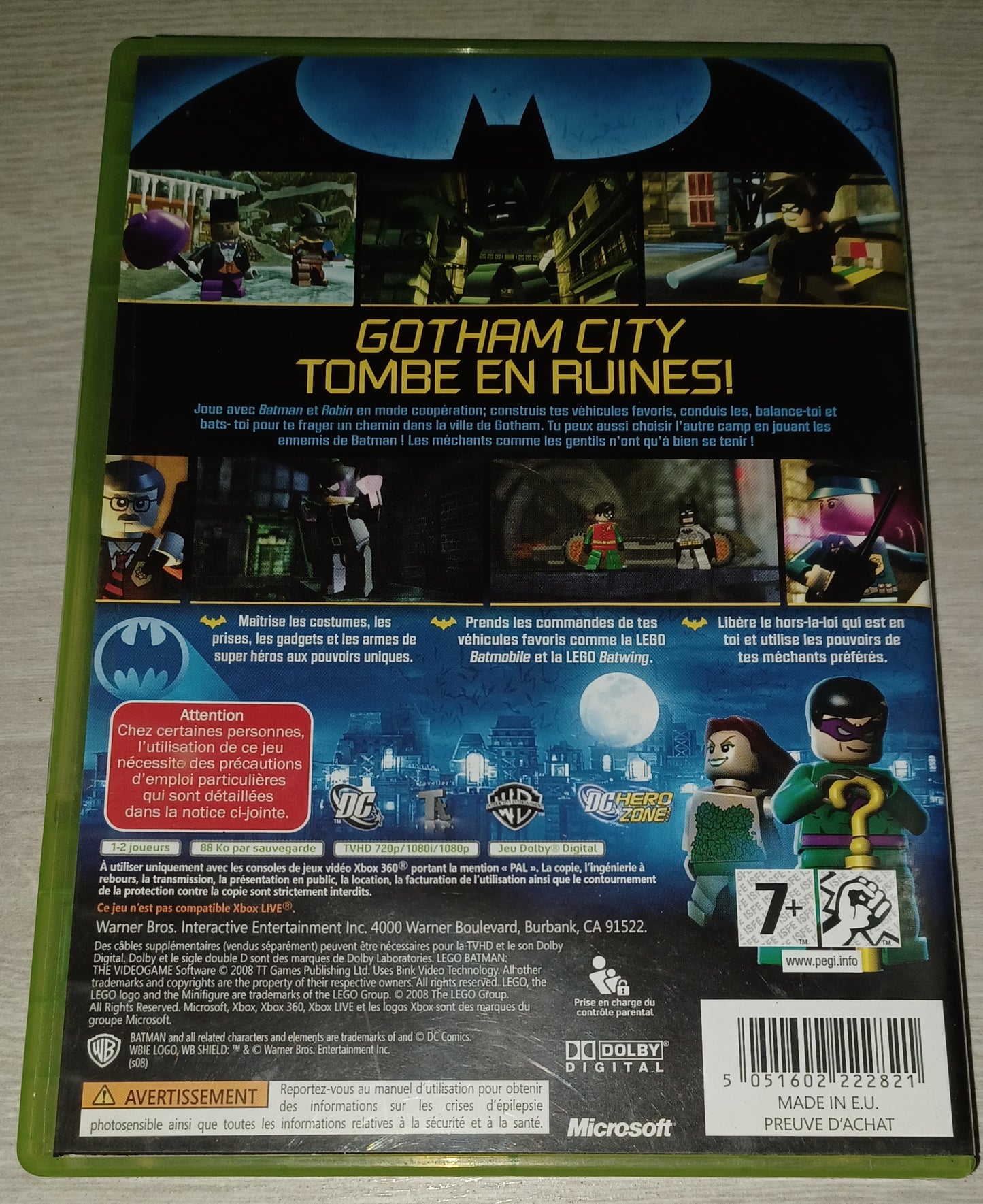 Lego batman le jeu video