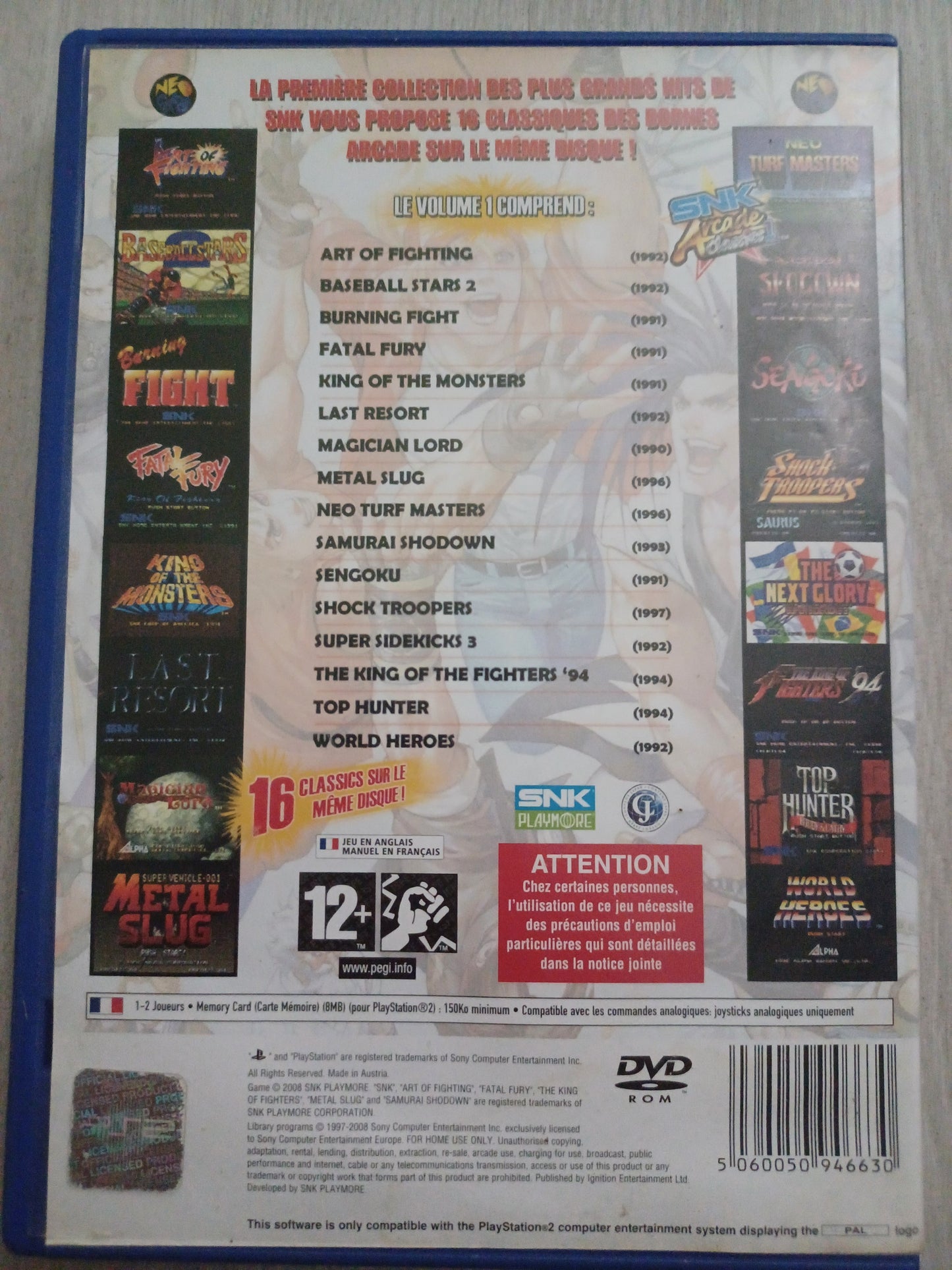 Snk arcade classics vol.1