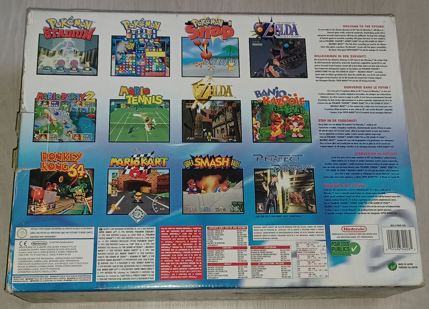 Nintendo 64 - Edition clear blue (en boîte)