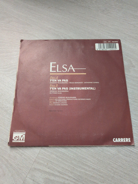 Elsa - T'en va pas