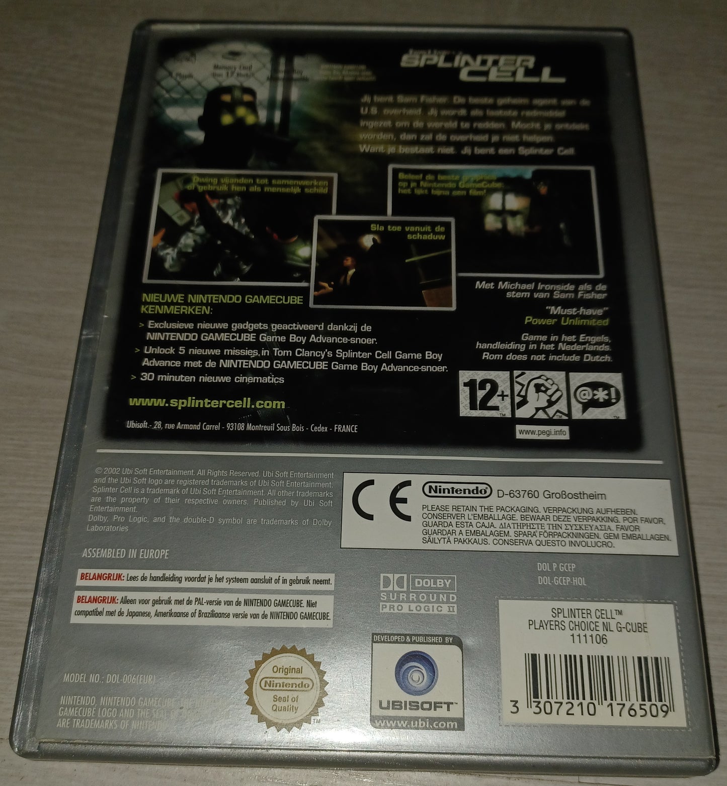 Tom clancy’s Splinter cell (le choix des joueurs)