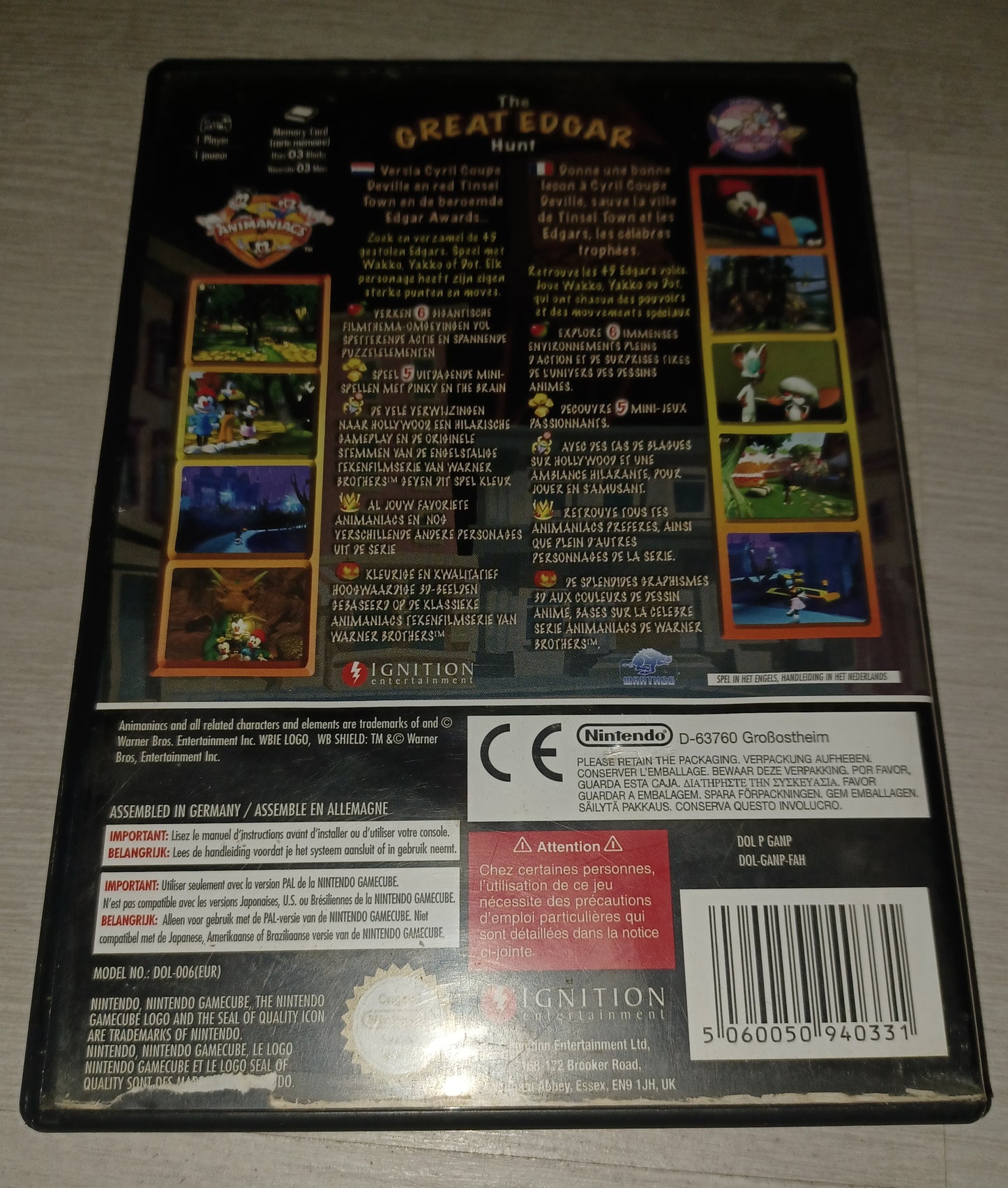 Animaniacs the great Edgar hunt