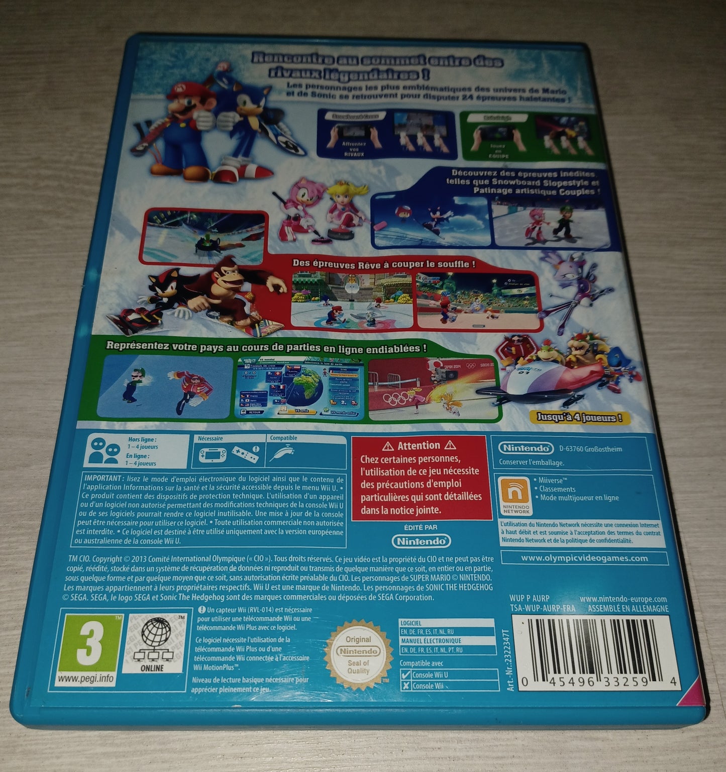 Mario & sonic aux jeux olympiques d’hiver de sotchi 2014