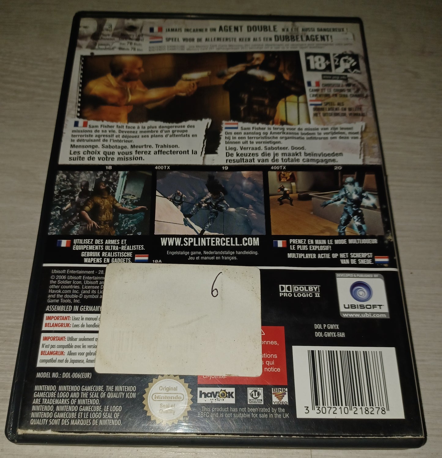 Tom clancy’s Splinter cell : Double agent