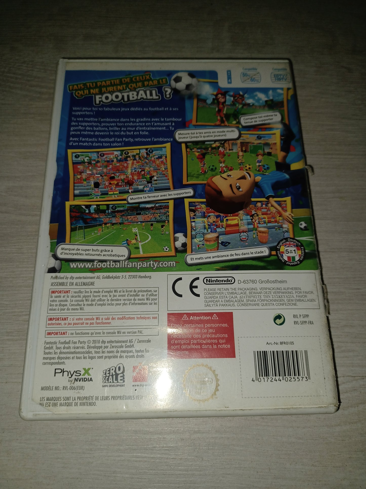 Fantastic football fan party