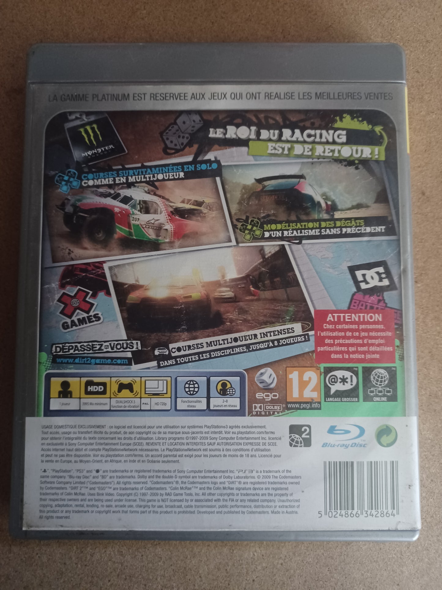 Colin Mcrae Dirt 2 (Platinum)
