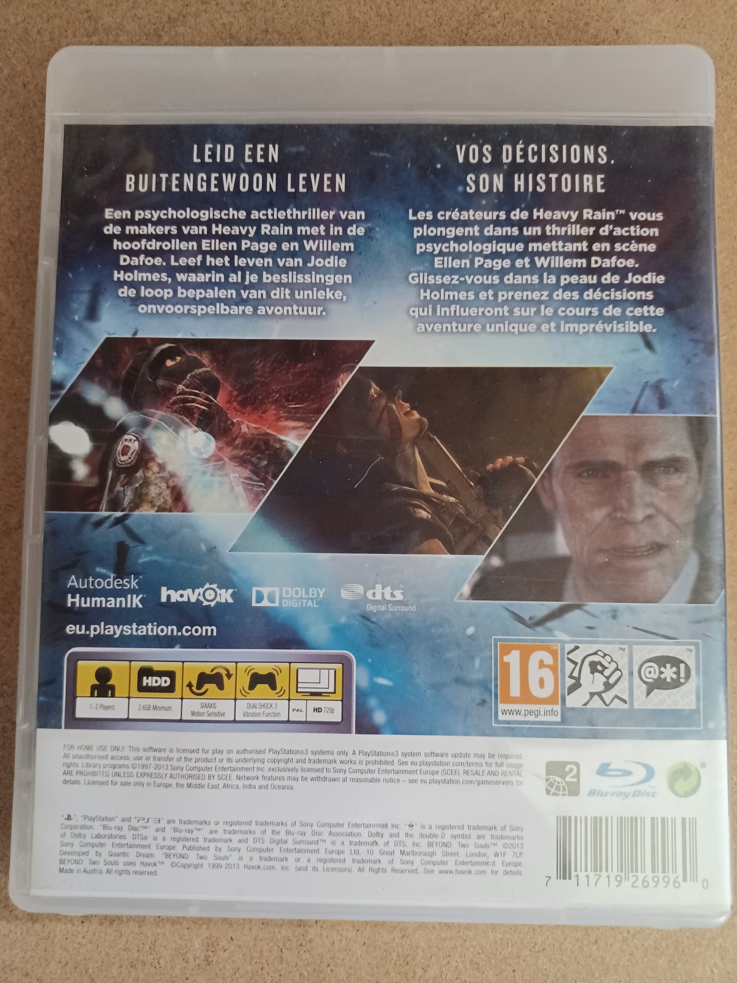 Beyond : Two souls