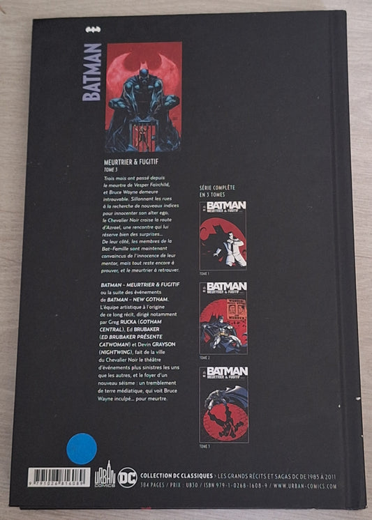 Batman : Meurtrier & fugitif - Tome 3