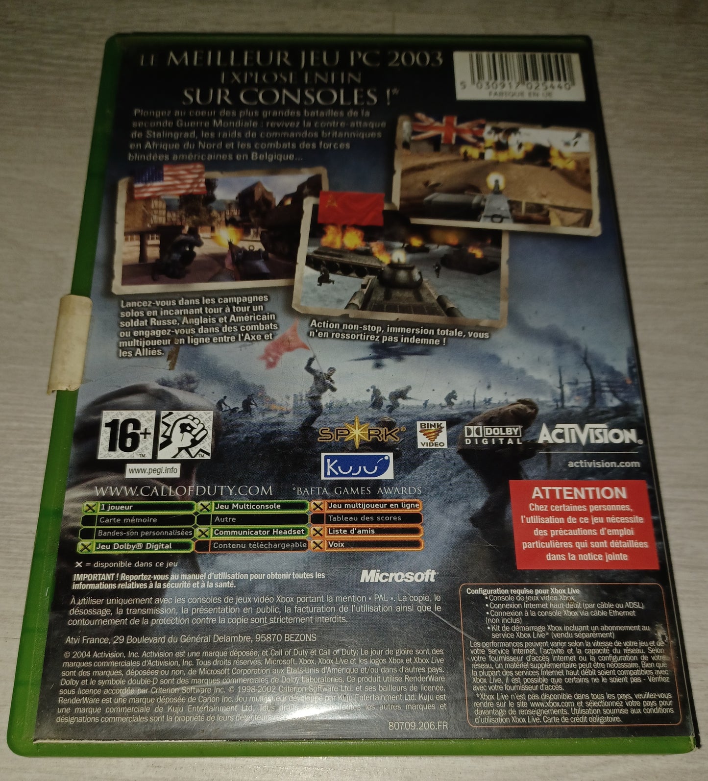 Call of duty le jour de gloire