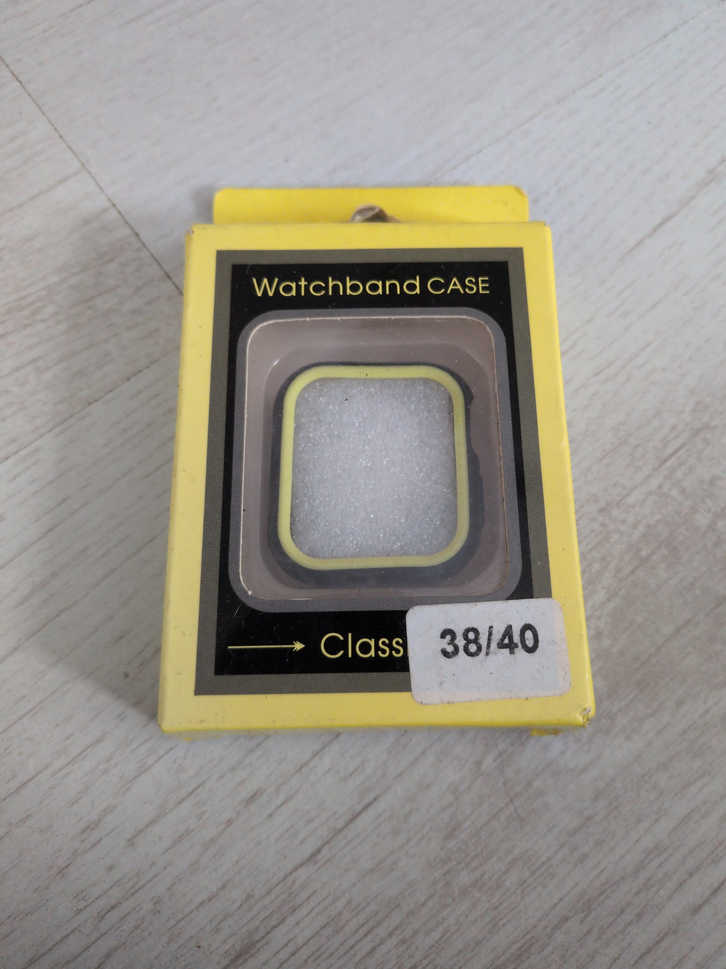 Protection montre (Jaune et noir)