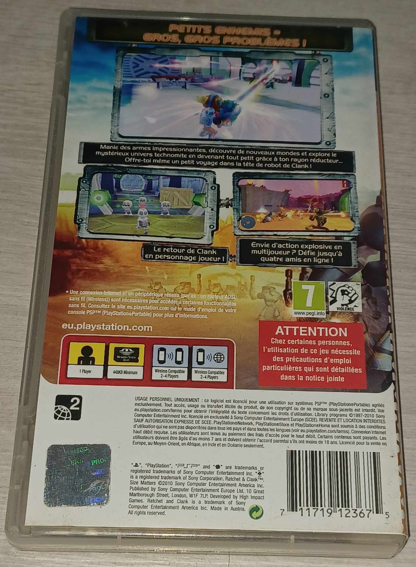Ratchet & clank : la taille ça compte (essentials)