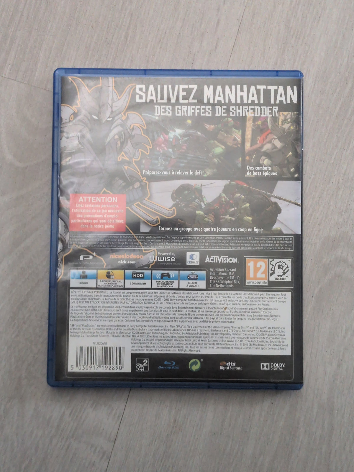 Teenage mutant ninja turtles : des mutants à Manhattan