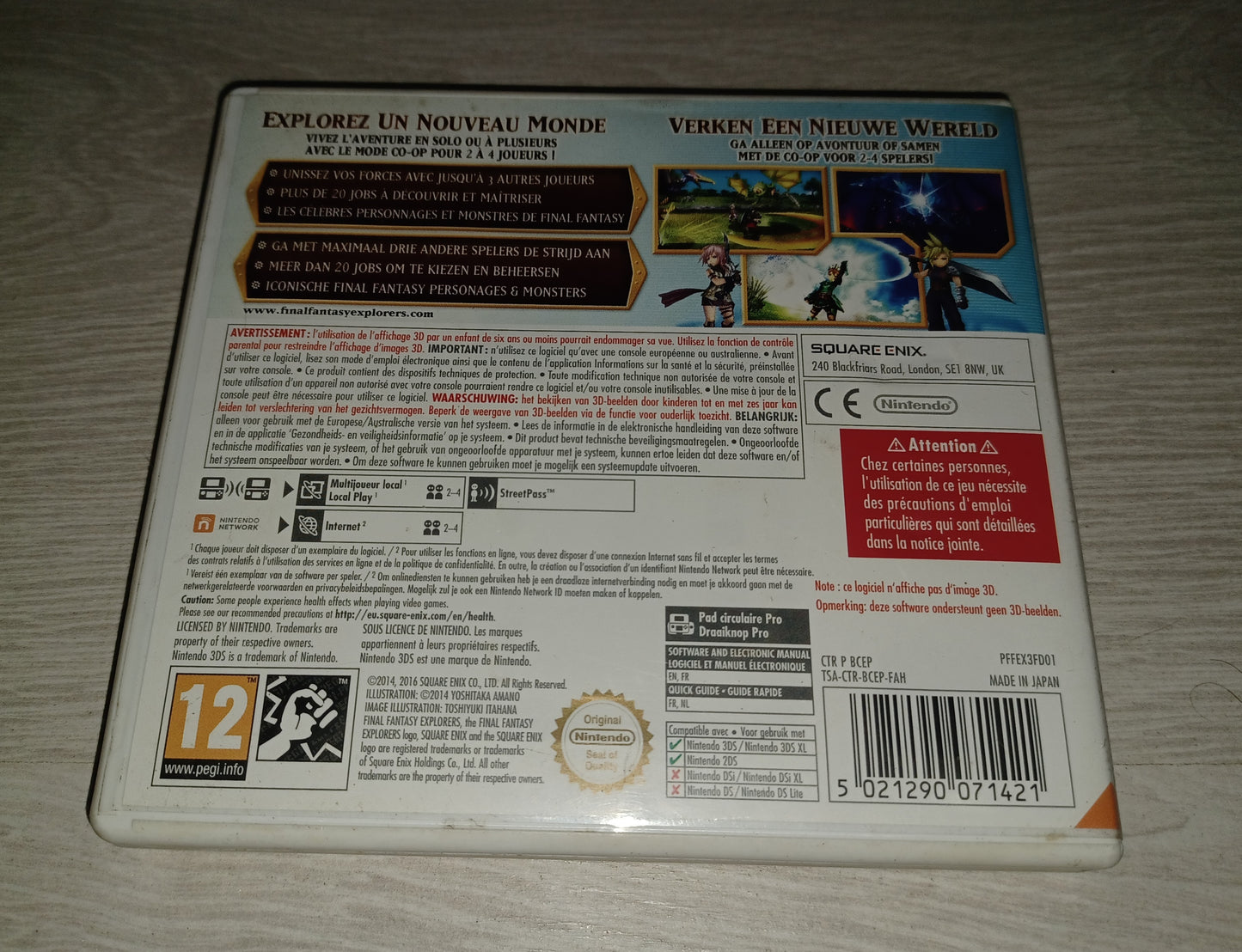 Final fantasy explorers