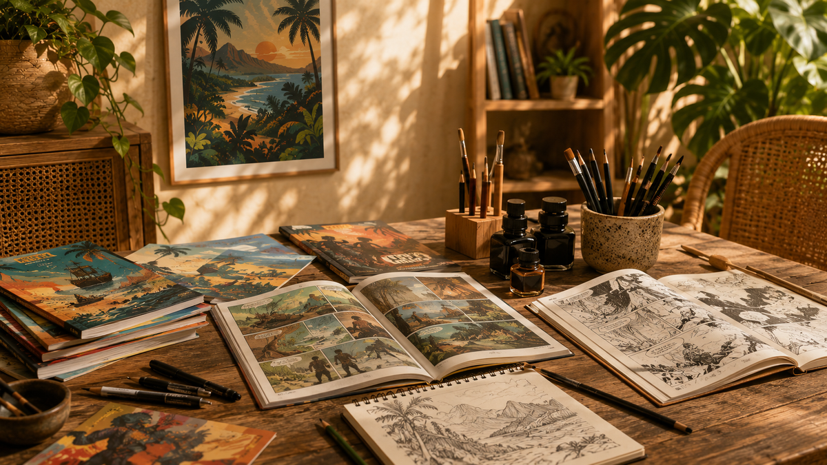 Collection de bandes dessinées et comics d'occasion disponibles sur Ter La à La Réunion.