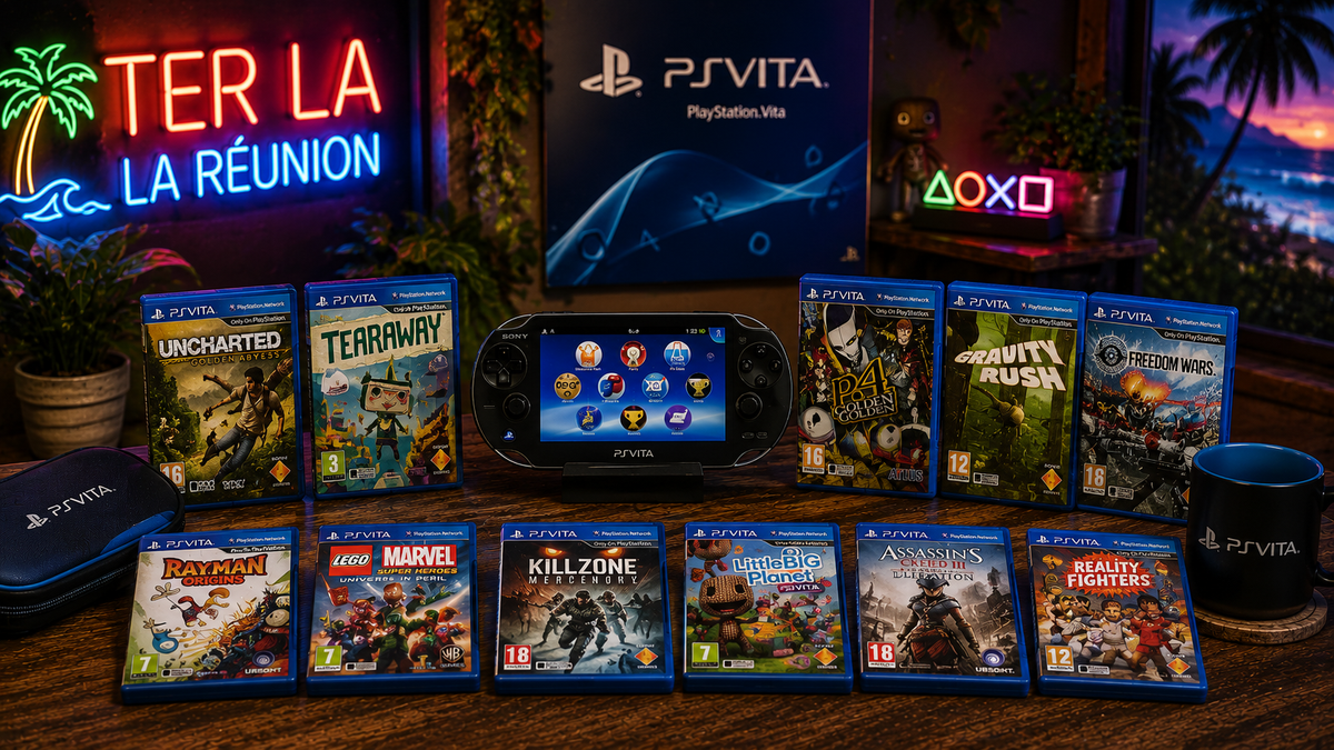 Découvrez les meilleurs jeux PS Vita d'occasion à La Réunion. Des titres vérifiés, des prix attractifs et une livraison rapide partout sur l'île avec Ter La.