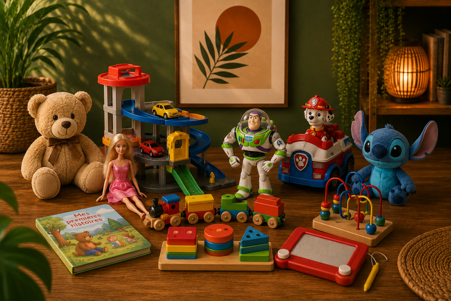 Jouets d'occasion à La Réunion : peluches, jeux éducatifs, figurines, véhicules et jouets pour enfants disponibles sur Ter La.