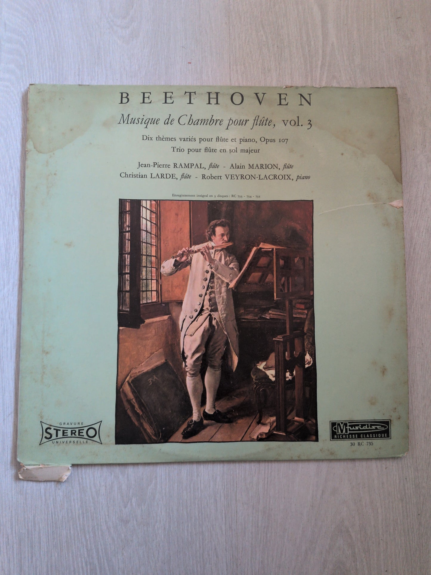 Beethoven - Musique de chambre pour flûte vol.3