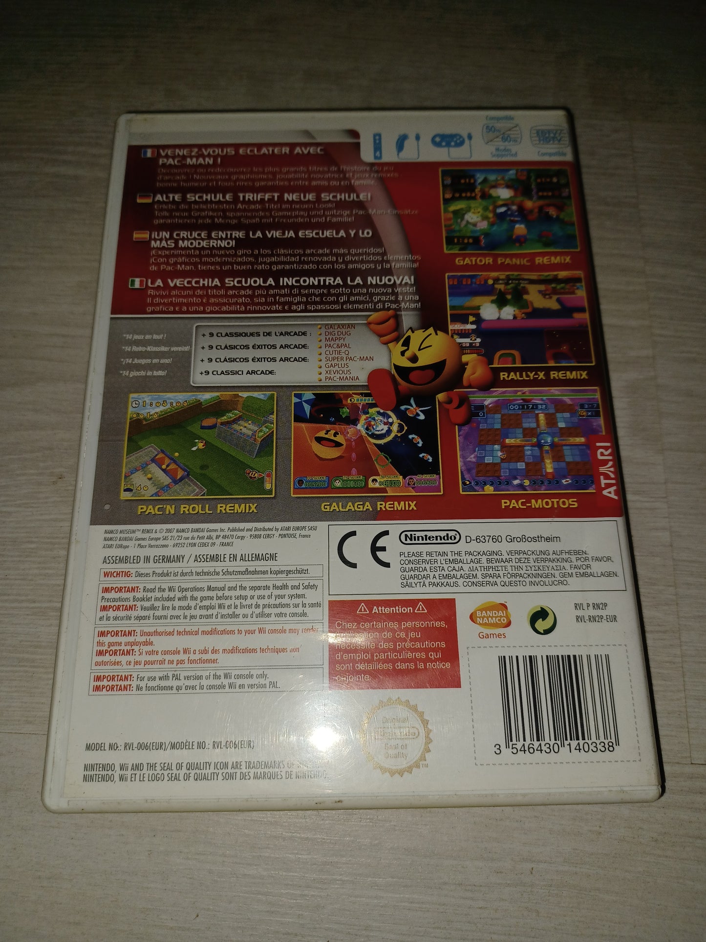 Namco museum remix