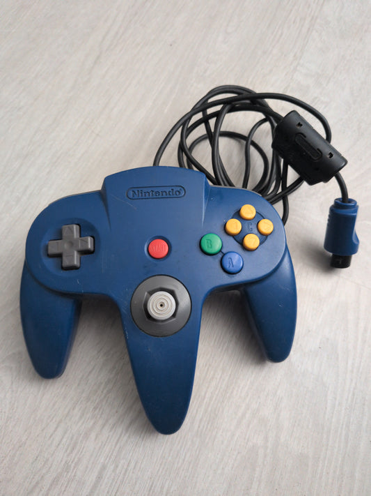 Manette Nintendo 64 bleu