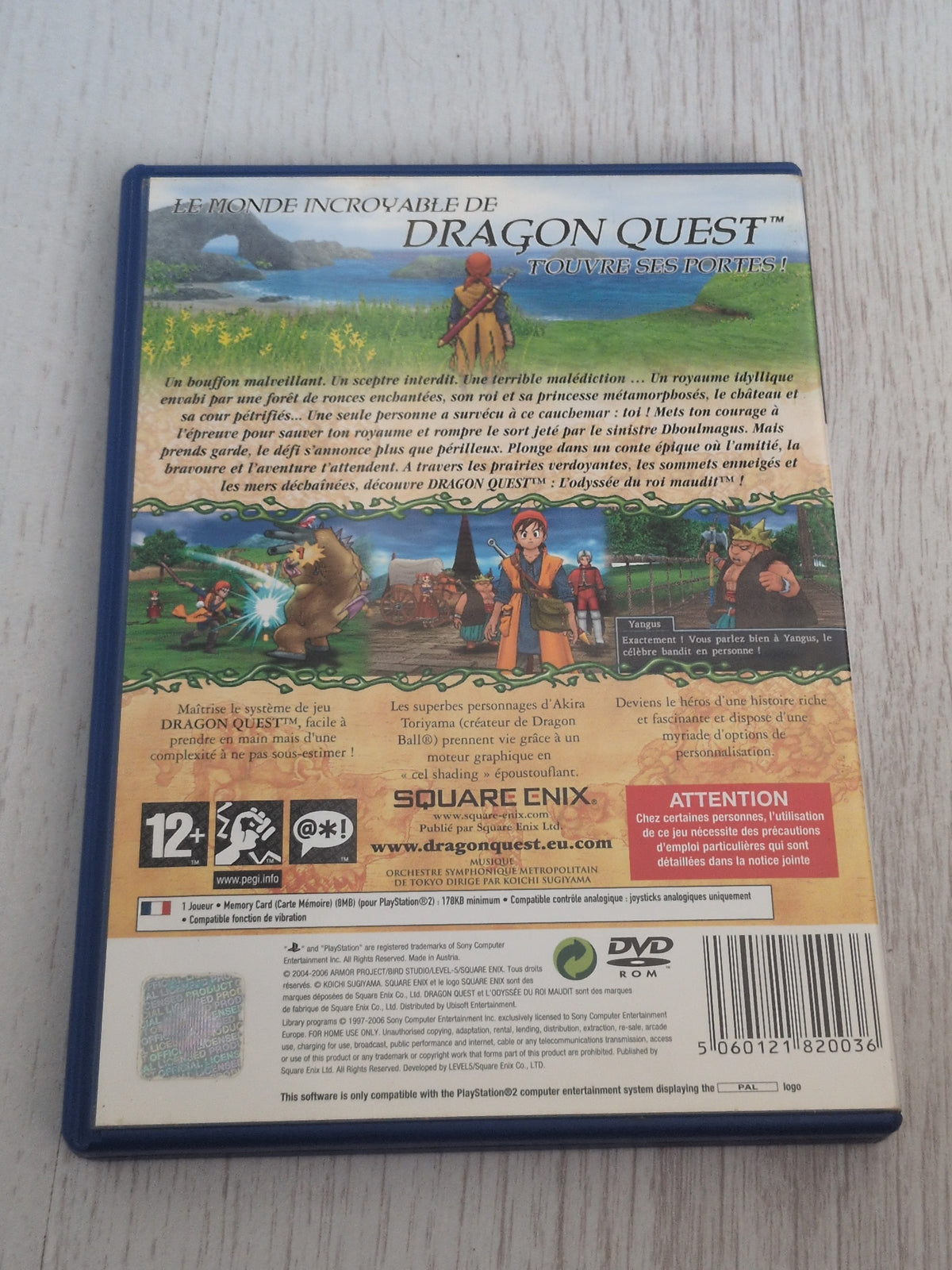 Dragon quest L'odyssée du roi maudit