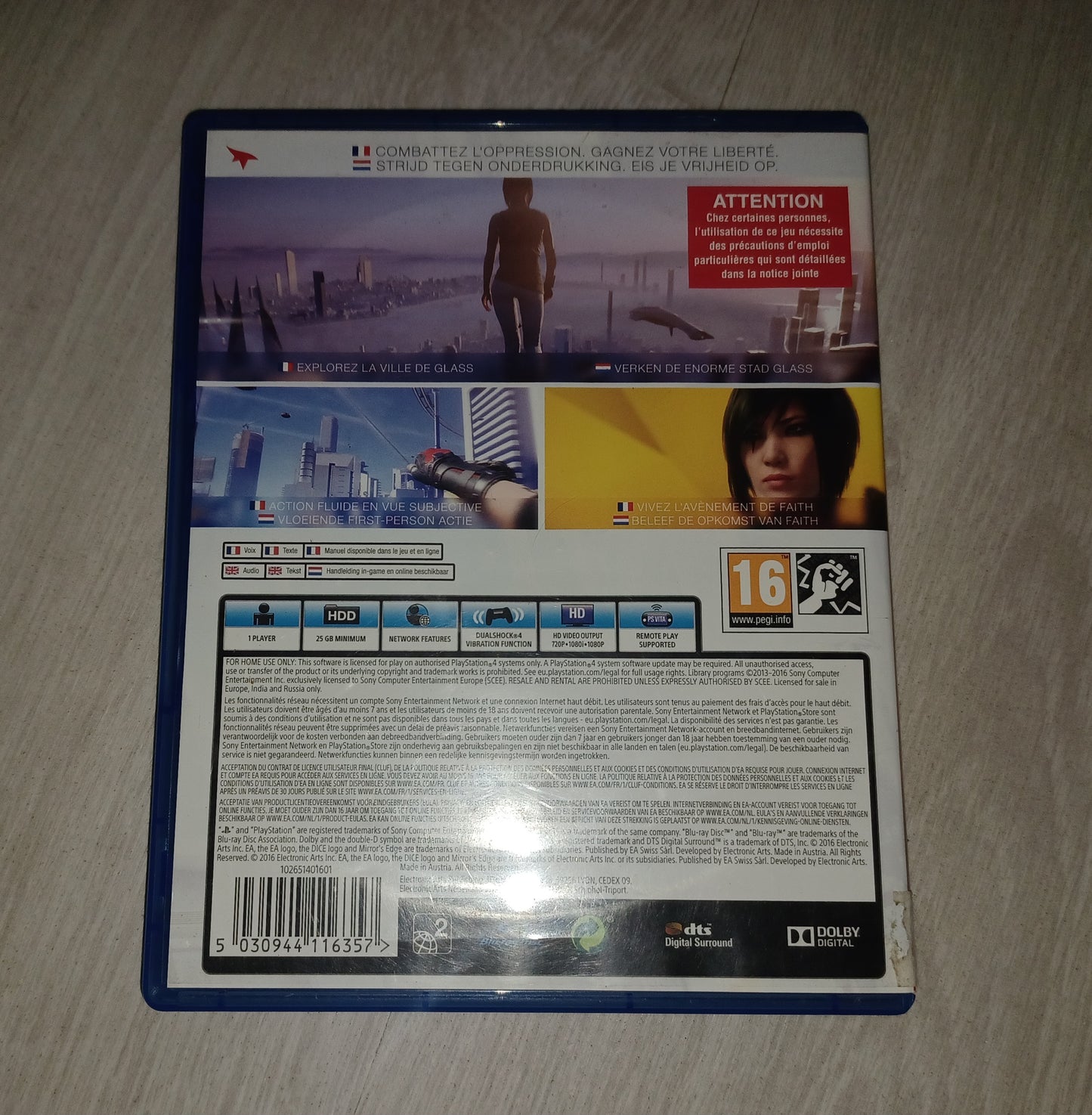 Mirror's edge catalyst