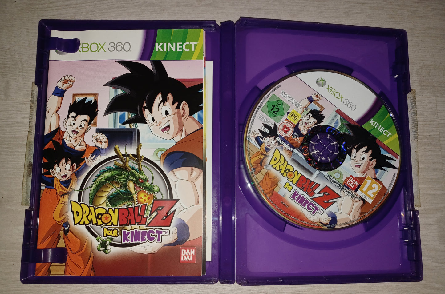 Dragonball z pour kinect