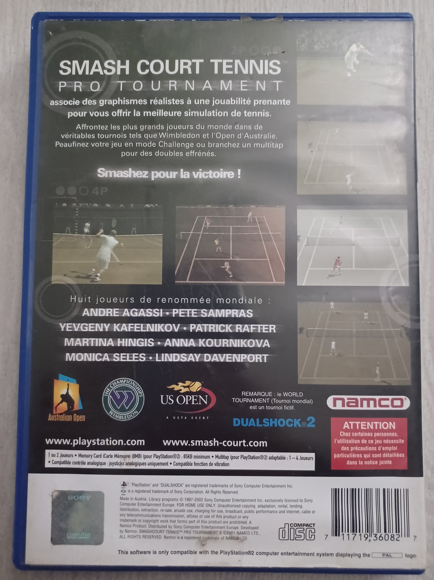 Smash court tennis pro tournament