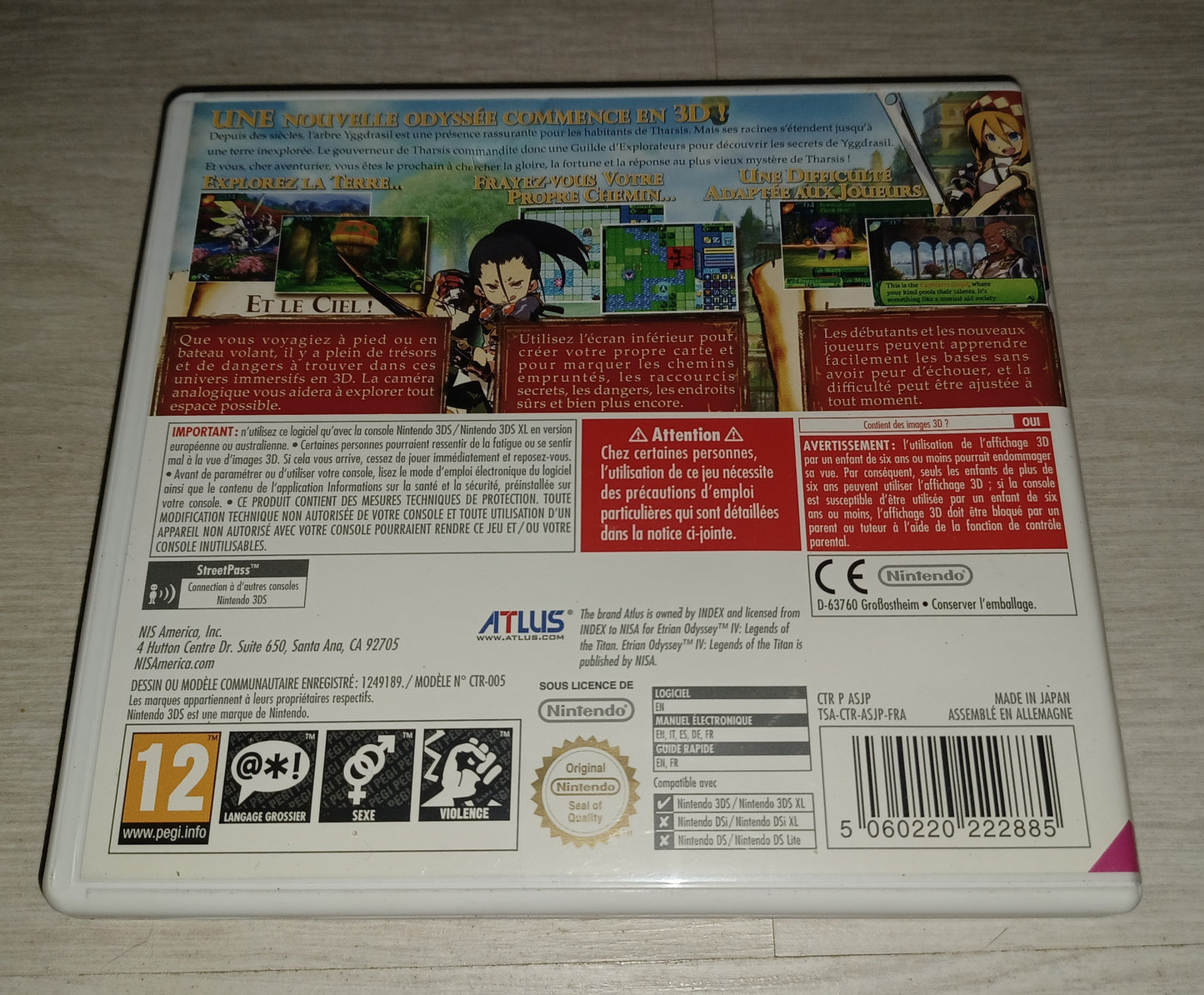 Etrian odyssey IV : Legends of the titan