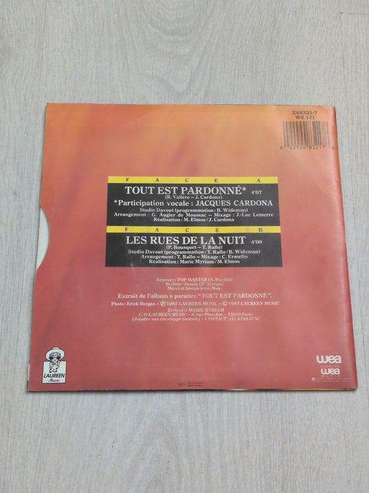 Marie myriam - Tout est pardonné