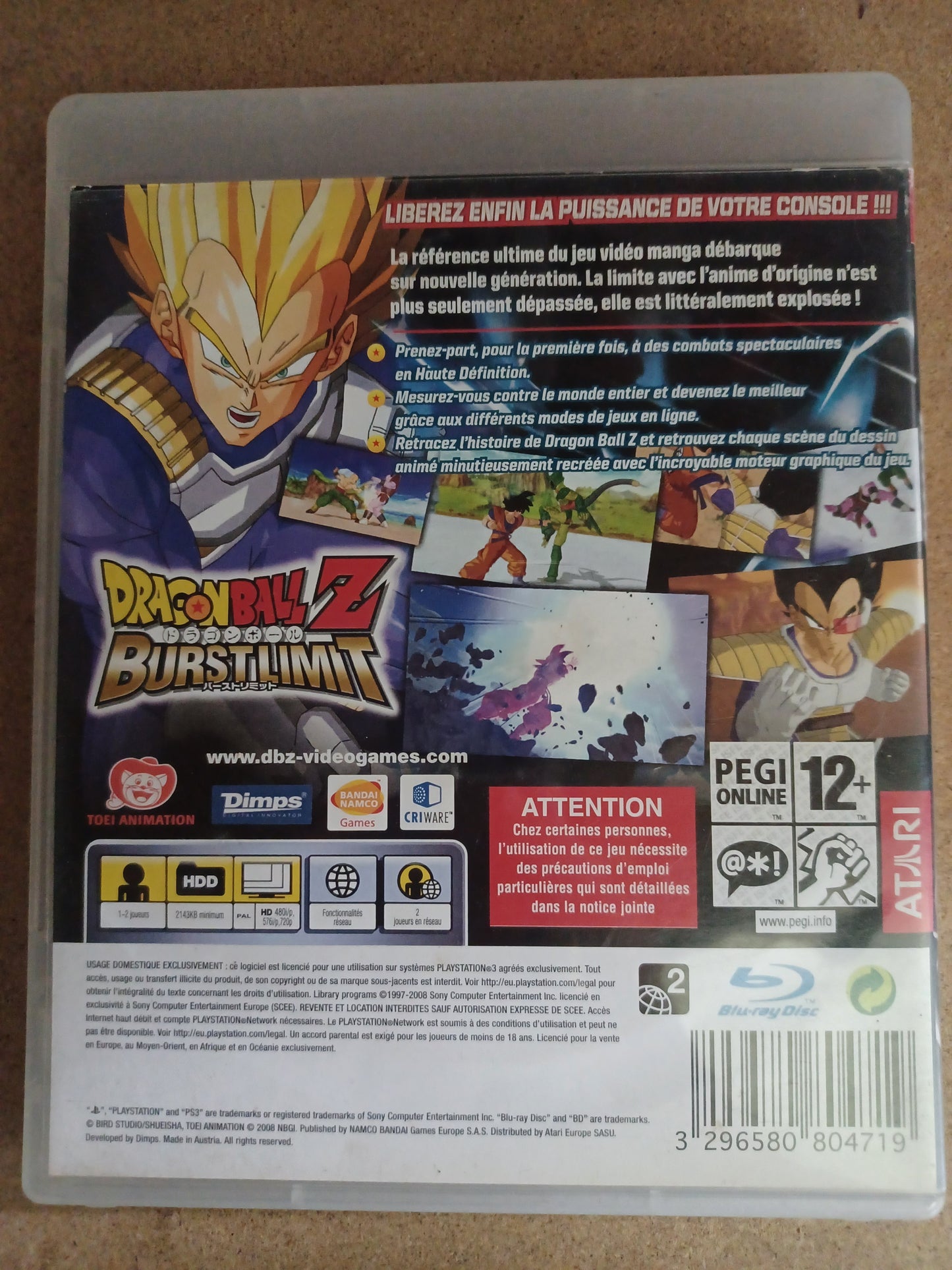 Dragon Ball z  : Burstlimit
