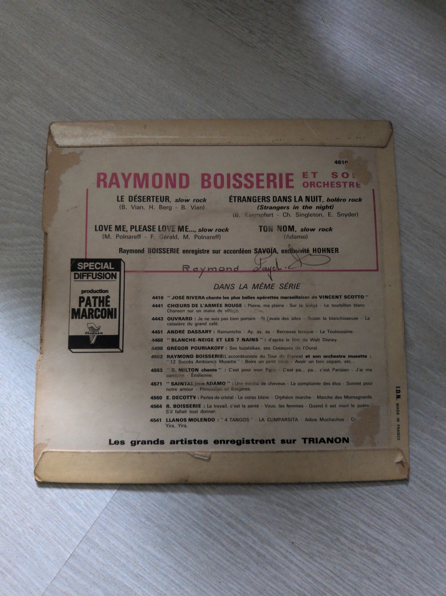 Raymond boisserie et son orchestre