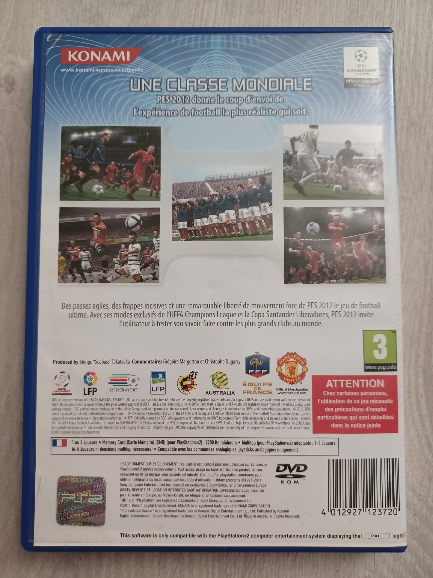 Pro evolution soccer 2012