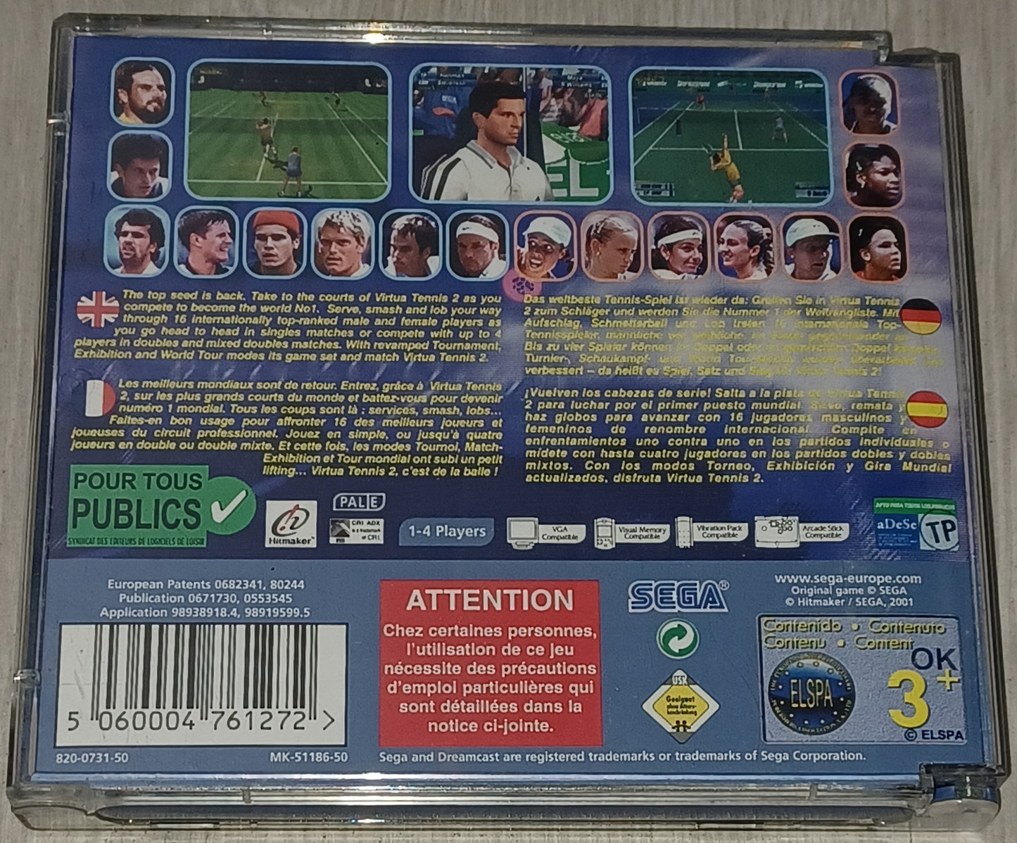 Virtua tennis 2