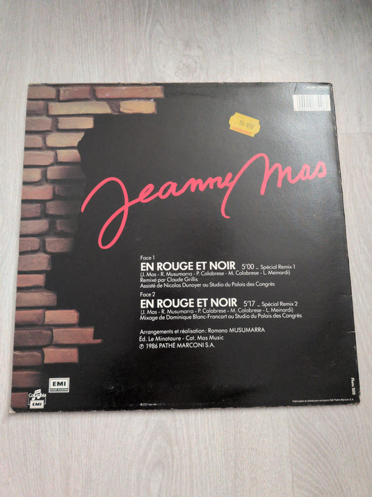 Jeanne Mas - En rouge et noir
