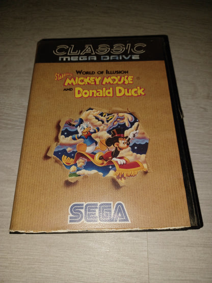 World of illusion starring Mickey mouse and donald duck