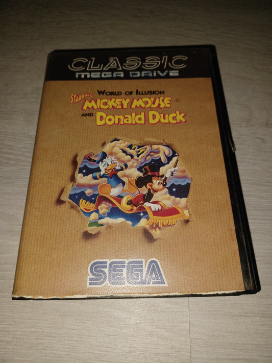 World of illusion starring Mickey mouse and donald duck