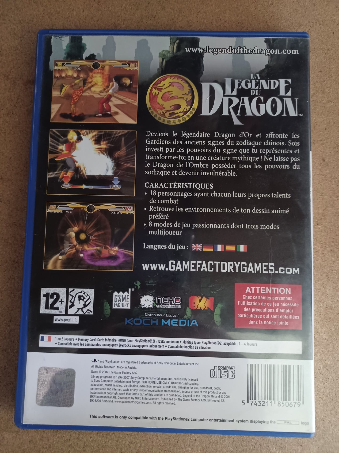 La légende du dragon