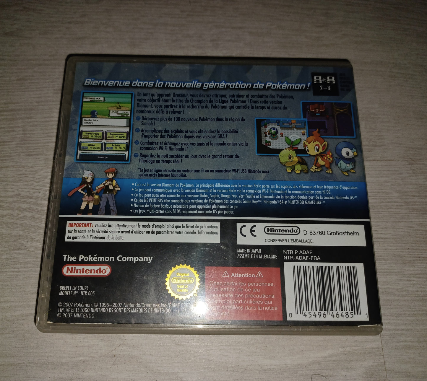 Pokémon version diamant