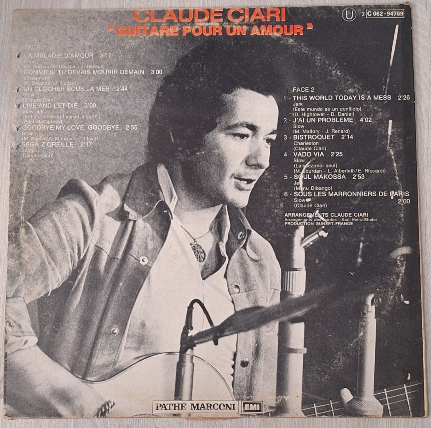 Claude CIARI "Guitare pour un amour"
