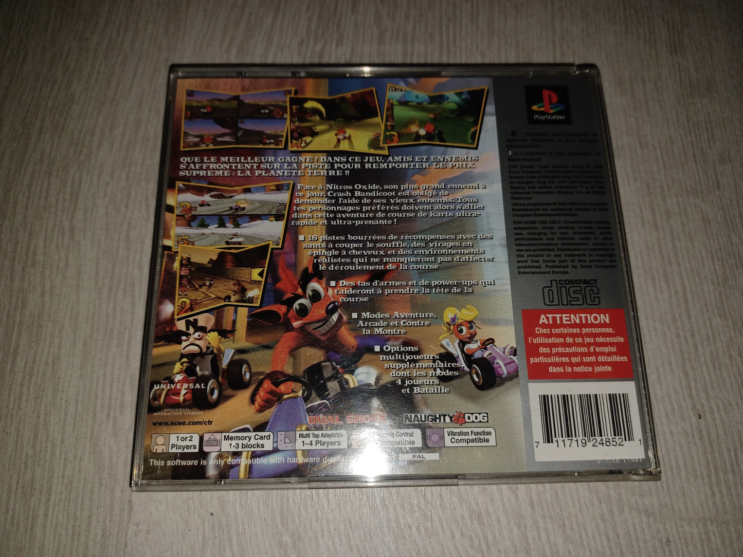 CTR : Crash team racing (Platinum)