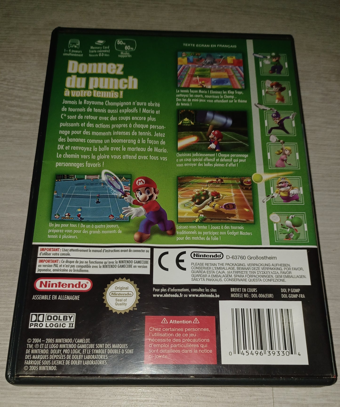 Mario power tennis