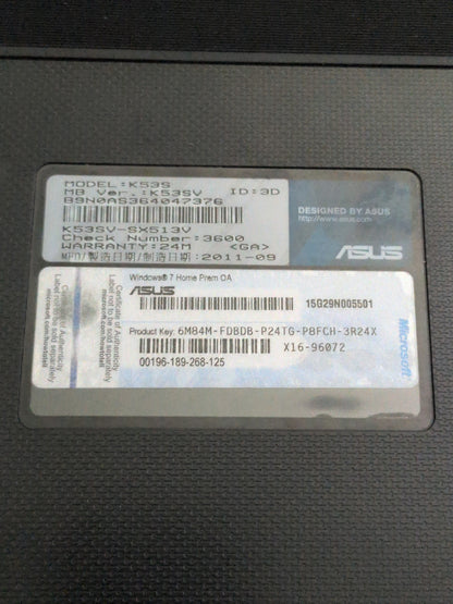 Ordinateur portable - Asus