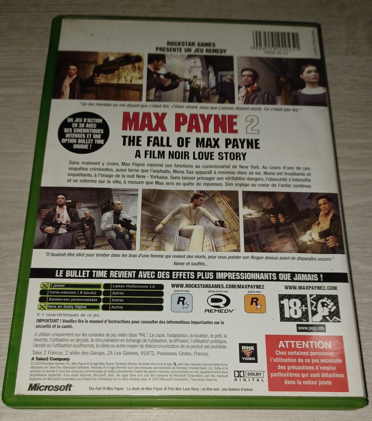 Max payne 2 : The fall of max payne
