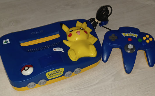 Nintendo 64 - Edition Pokémon pikachu