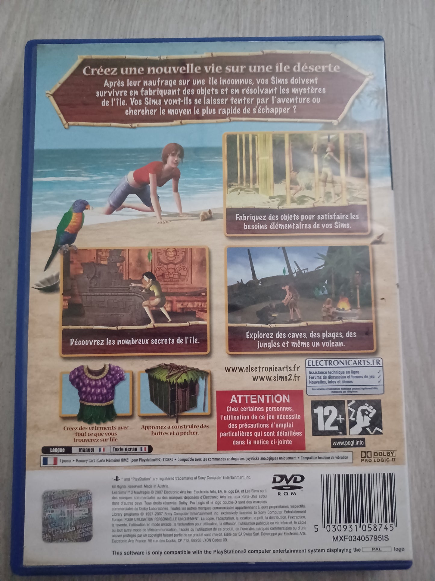 Les sims 2 Naufragés
