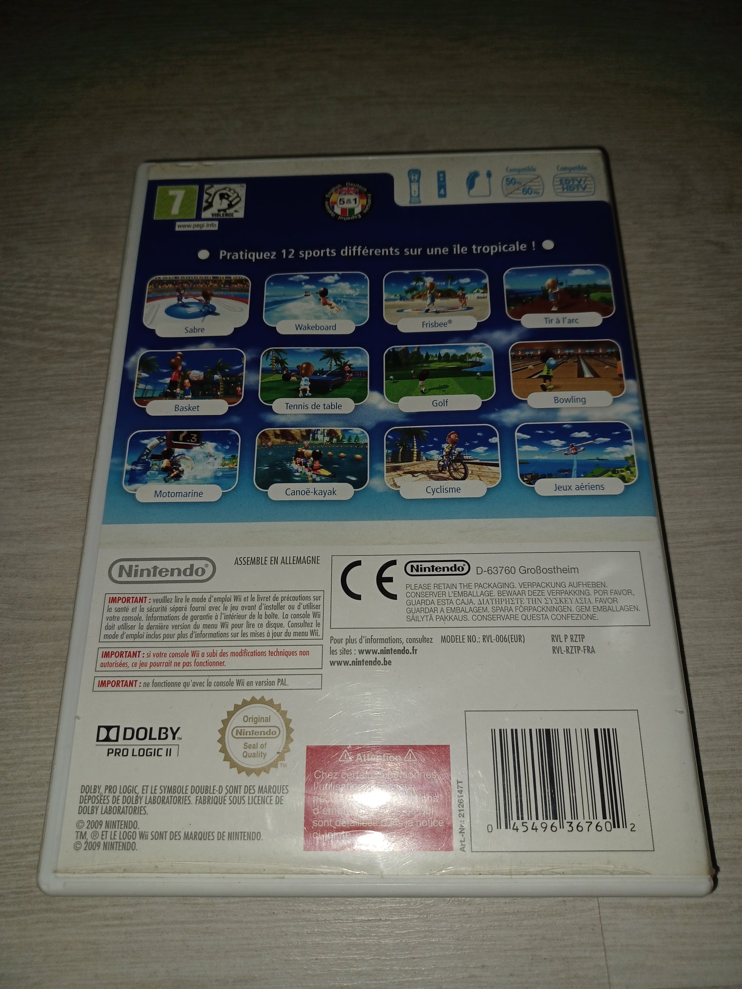Wii sports resort