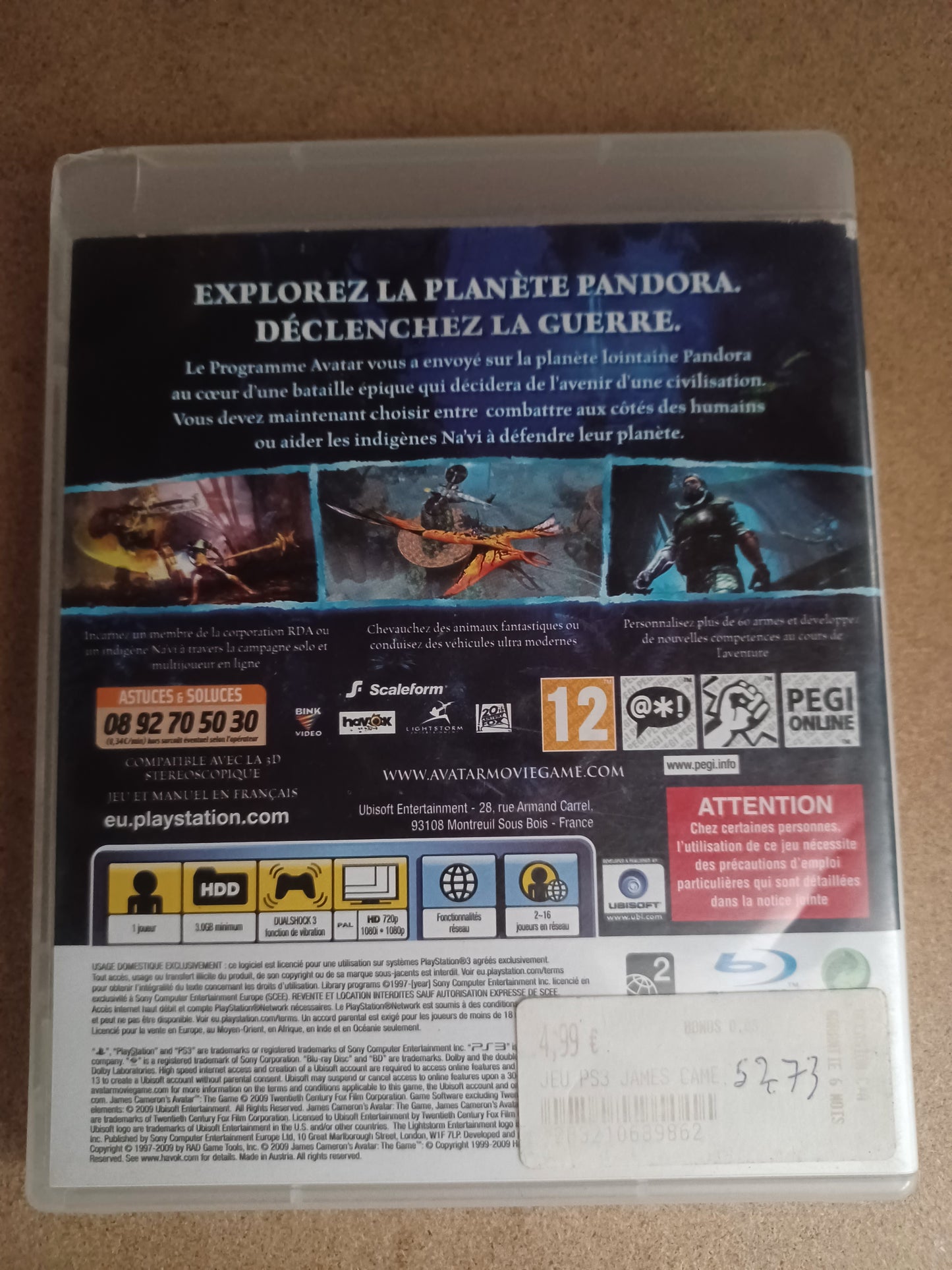 James Cameron's Avatar : The game