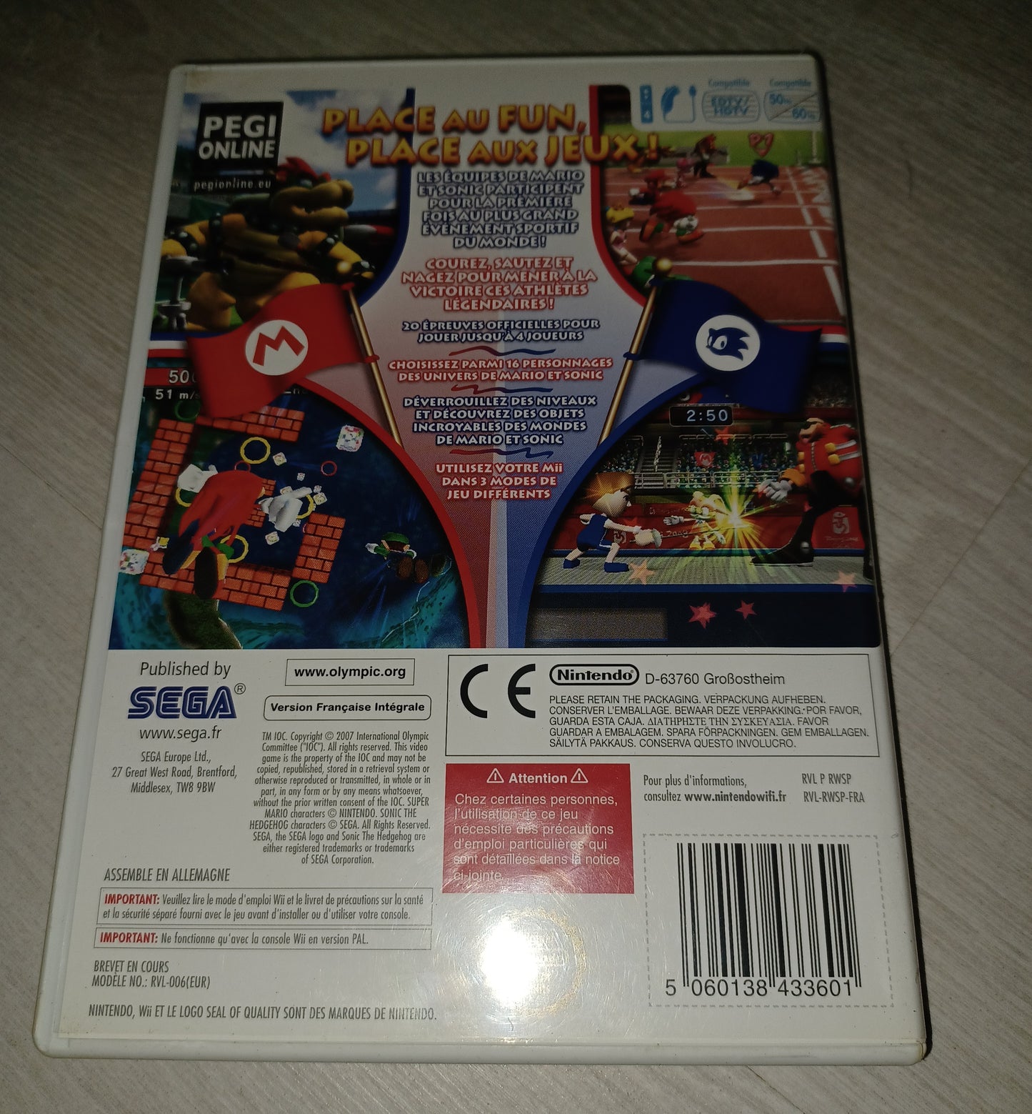 Mario & sonic aux jeux olympiques
