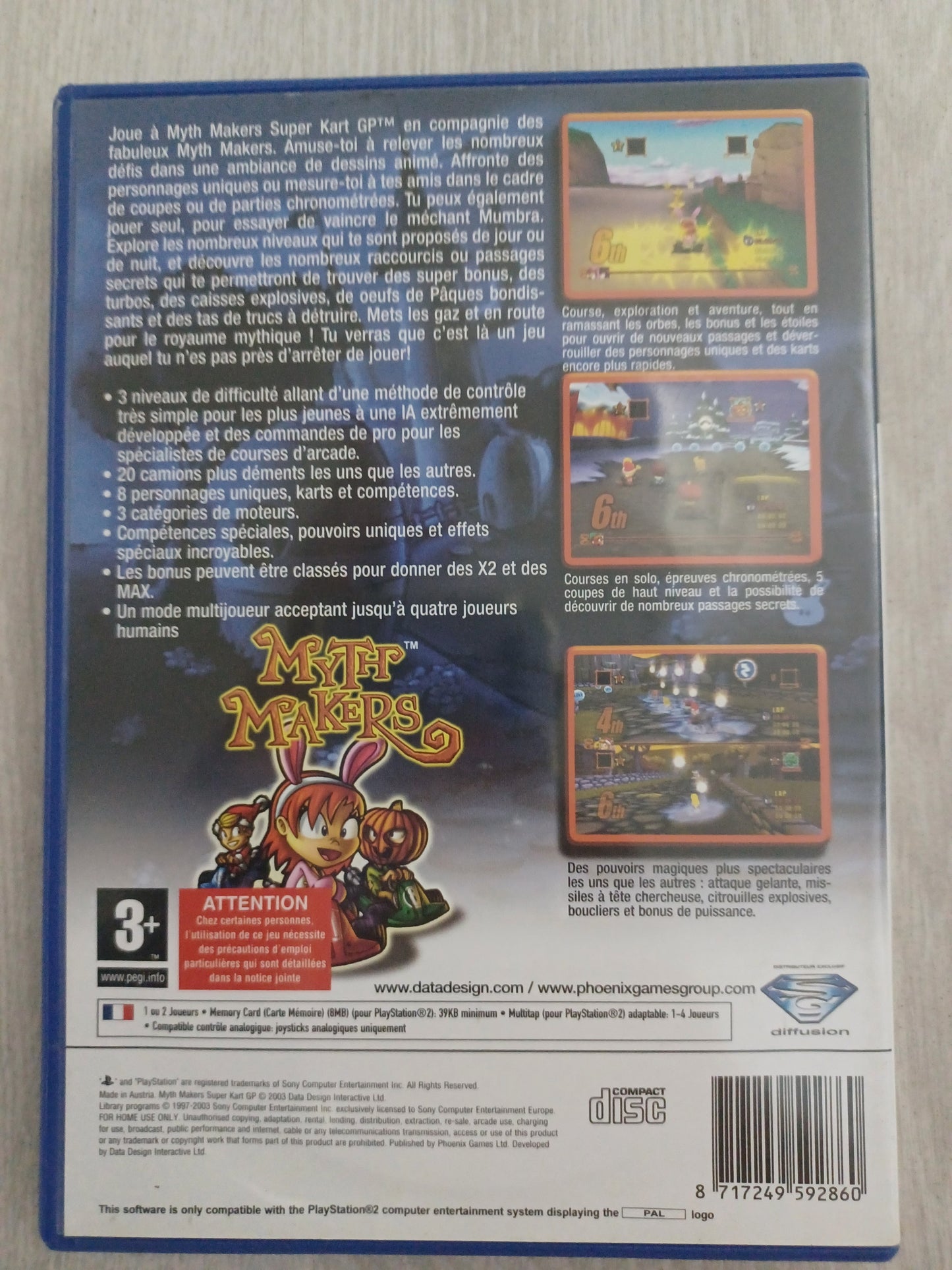 Myth Makers Super Kart GP