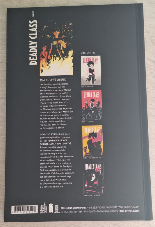 Deadly Class - Tome 8 - Never go back